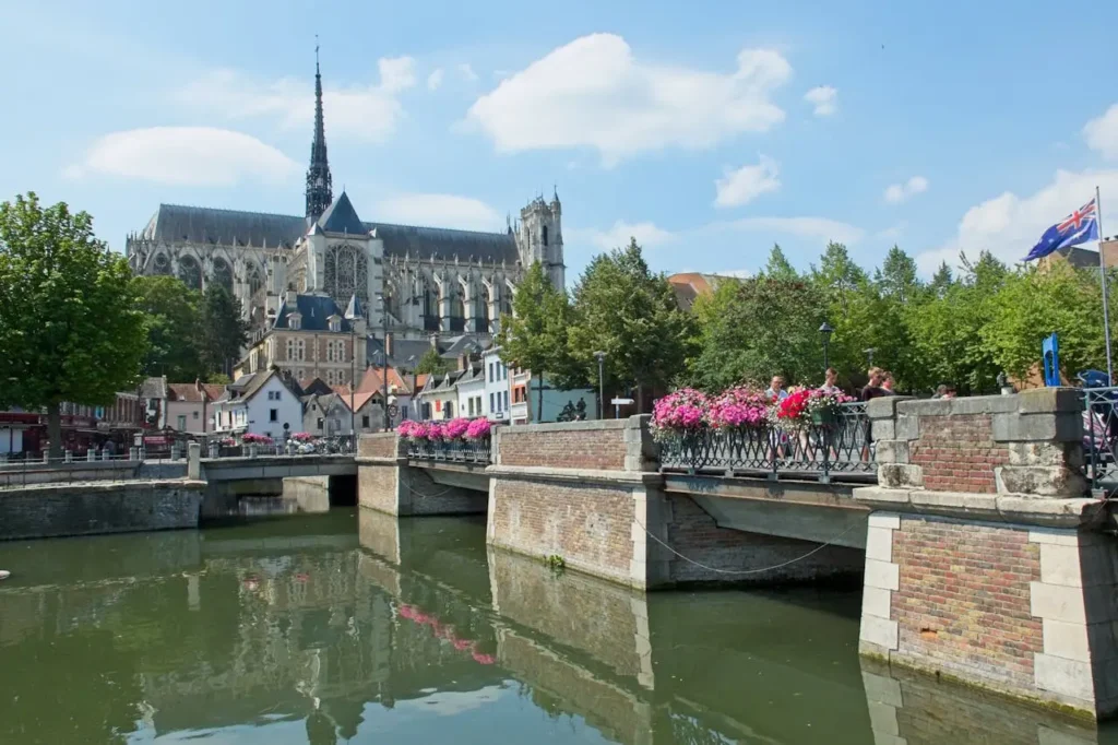 La ville d'Amiens et sa magnifique cathédrale