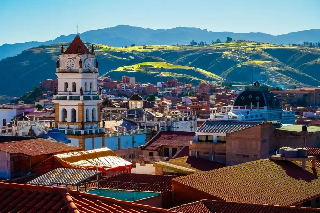 La ville de Sucre en Bolivie