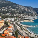 La magnifique ville de Menton sur la Côte d'Azur